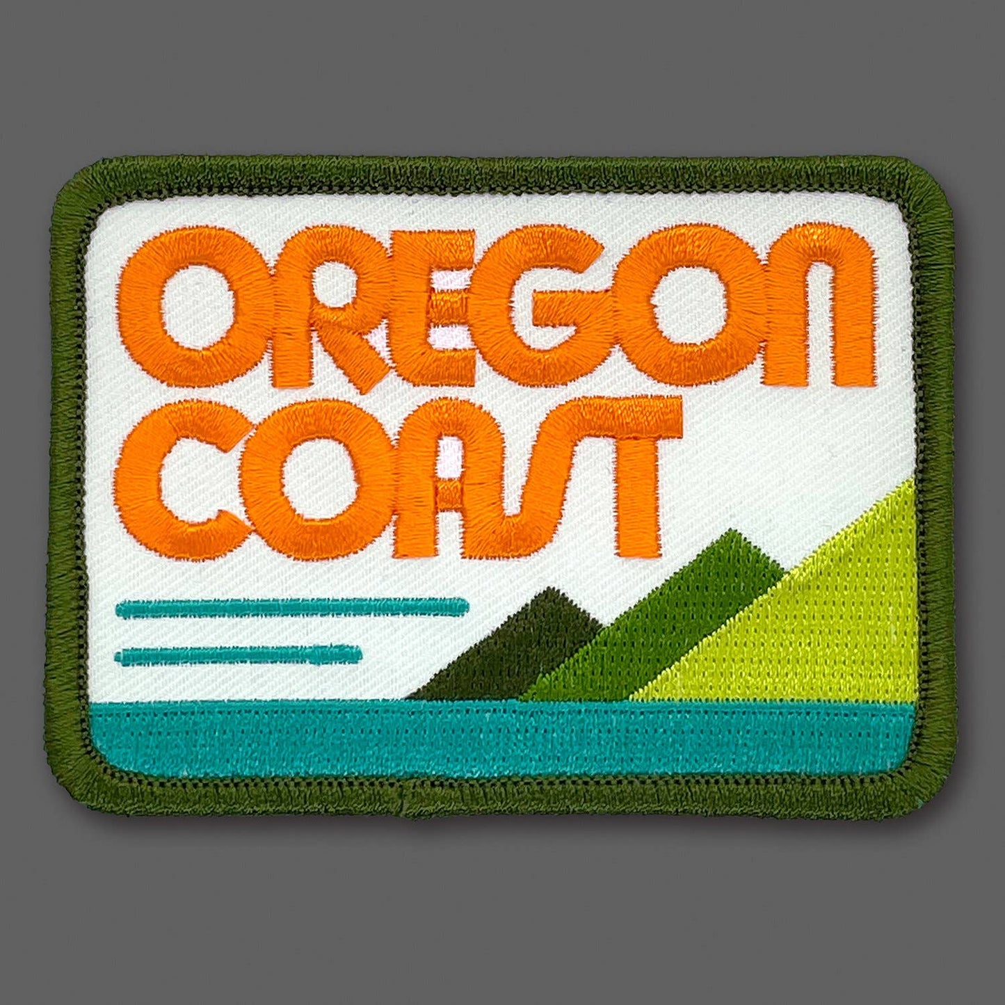 DDC-152 Oregon Coast embroidered souvenir patch by Draplin Design Co.