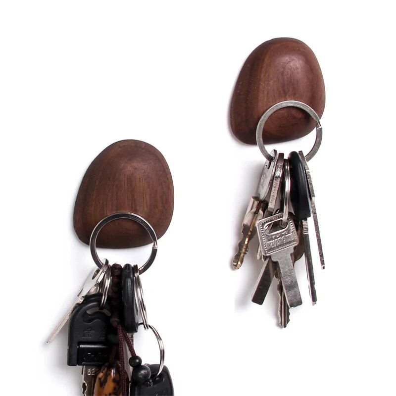 Magnetic Wooden River Stone