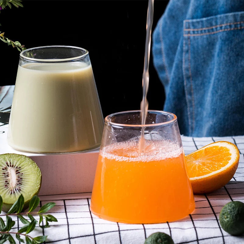 Modern Wedge Shaped Bar Glassware