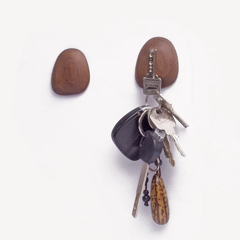 Magnetic Wooden River Stone