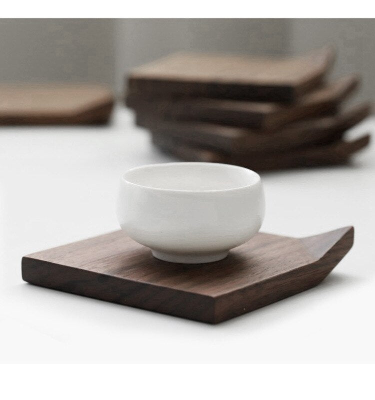 Folded Corner Wooden Coasters