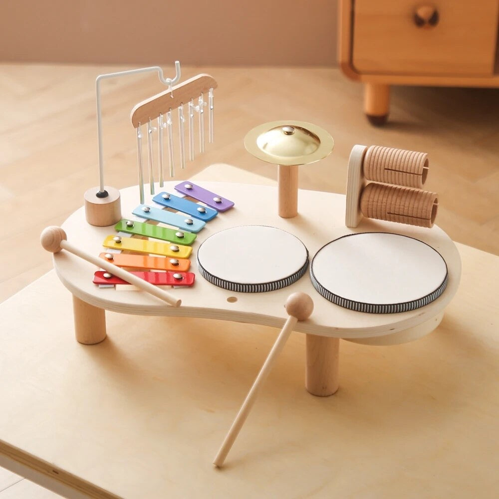 Kids Wooden Percussion Set