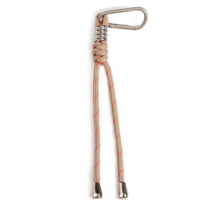 Iridescent Rope Keychain Carabiner