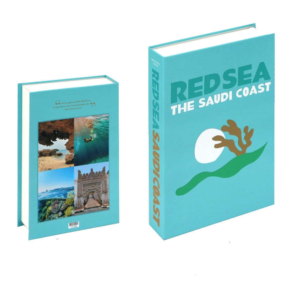 Vibrant Travel Fake Books With Storage