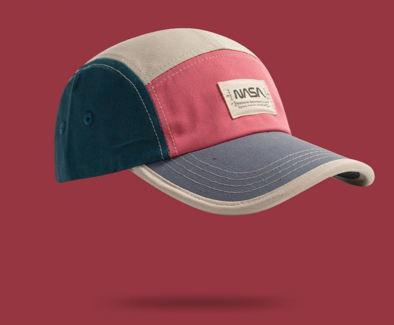 Colorblock vintage NASA baseball cap