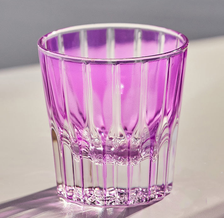 Old-Fashioned Colorful Cocktail Glasses