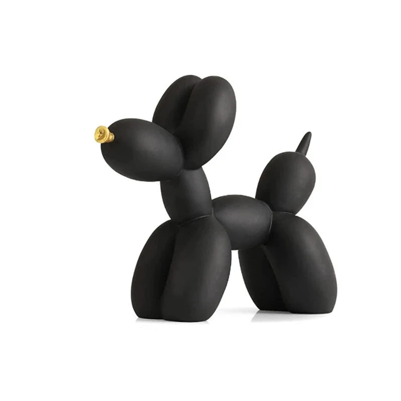Escultura icónica de perro globo