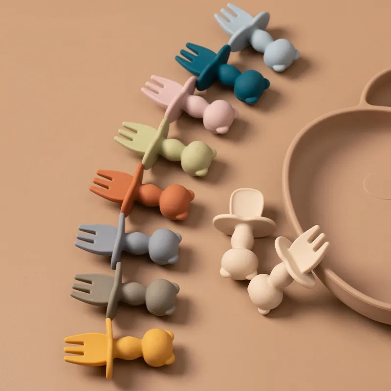 Baby Bear Utensil Set