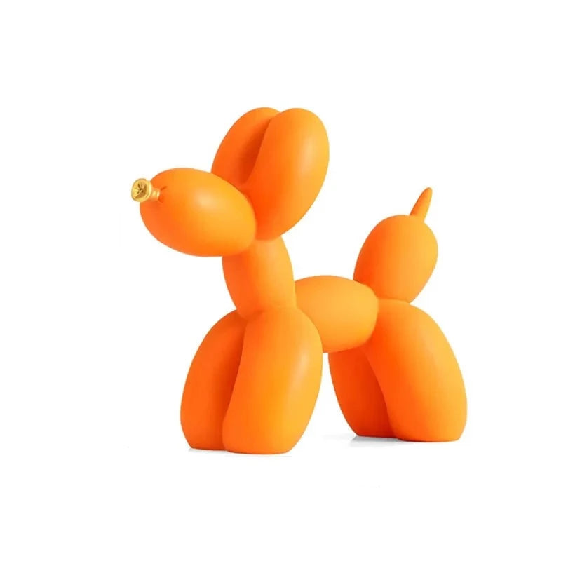 Escultura icónica de perro globo