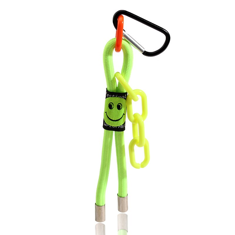 Iridescent Rope Keychain Carabiner