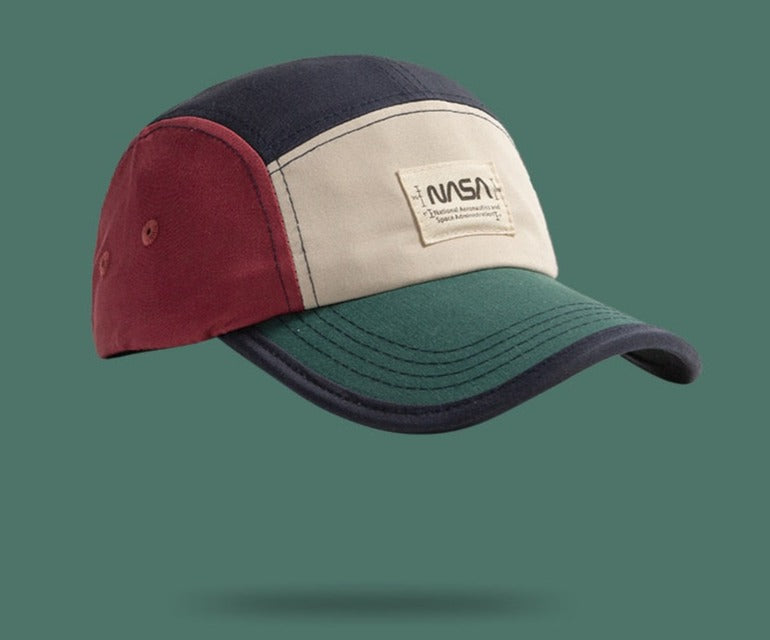 Colorblock vintage NASA baseball cap