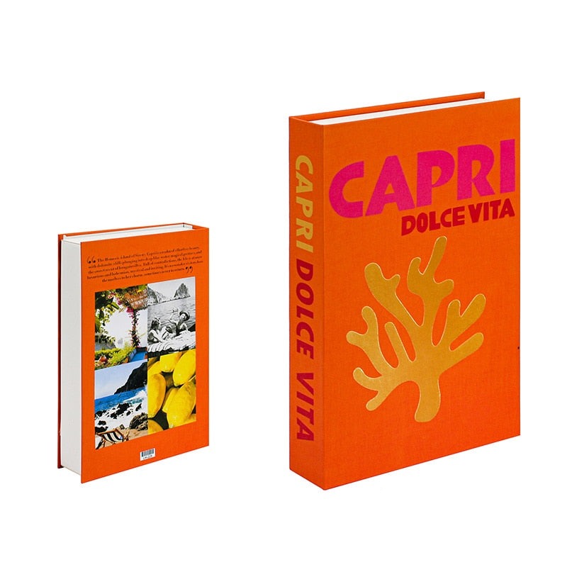 Vibrant Travel Fake Books With Storage