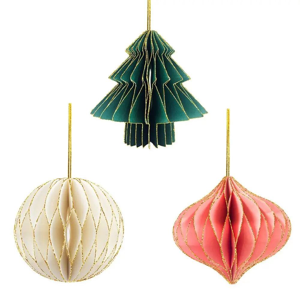 Vintage Style Paper Ornaments