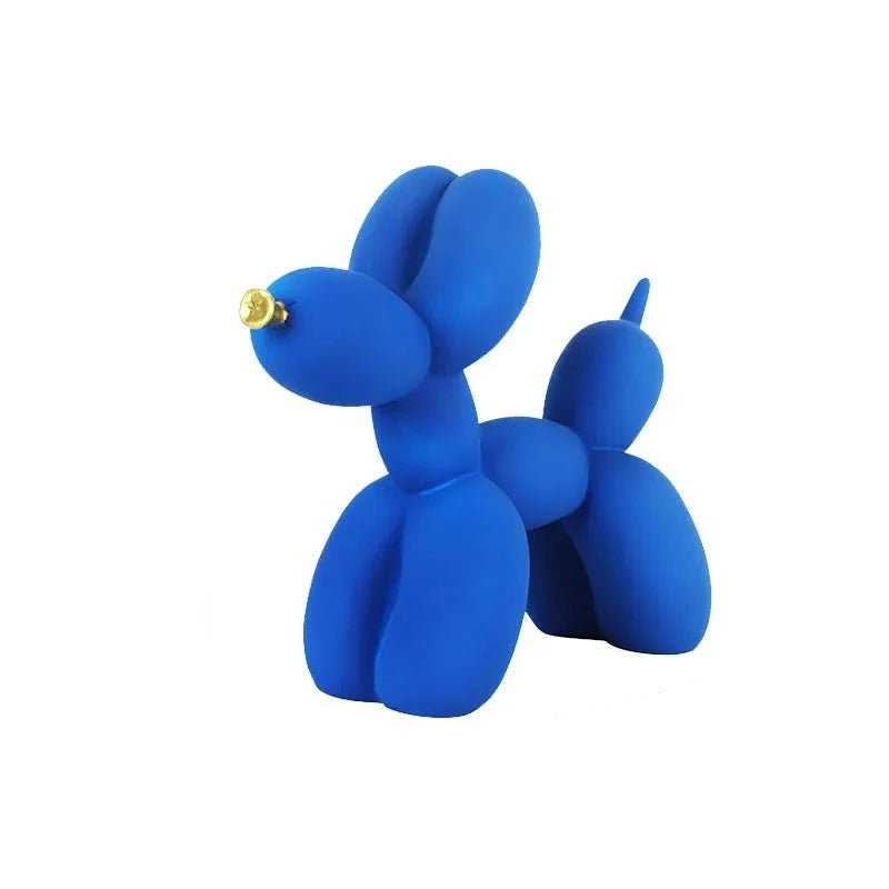 Escultura icónica de perro globo