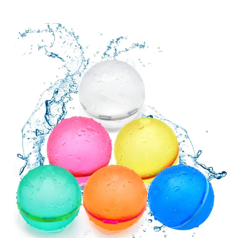 Magnetic, Self-Sealing Reusable Water Balloons