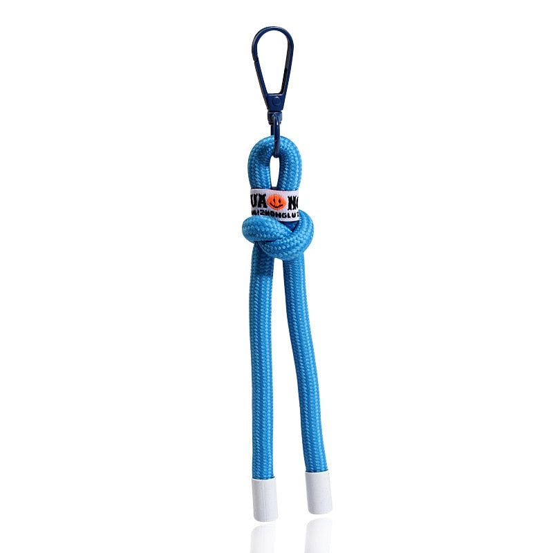 Iridescent Rope Keychain Carabiner