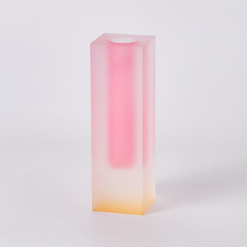 Modern Rainbow Pillar Vases