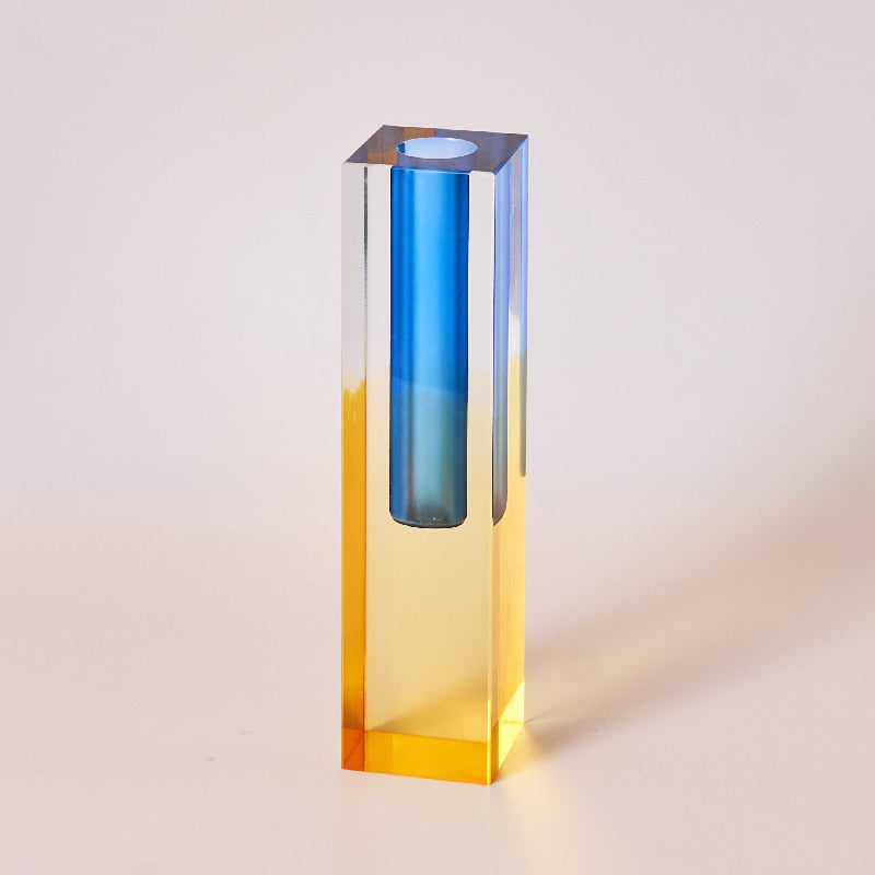 Modern Rainbow Pillar Vases