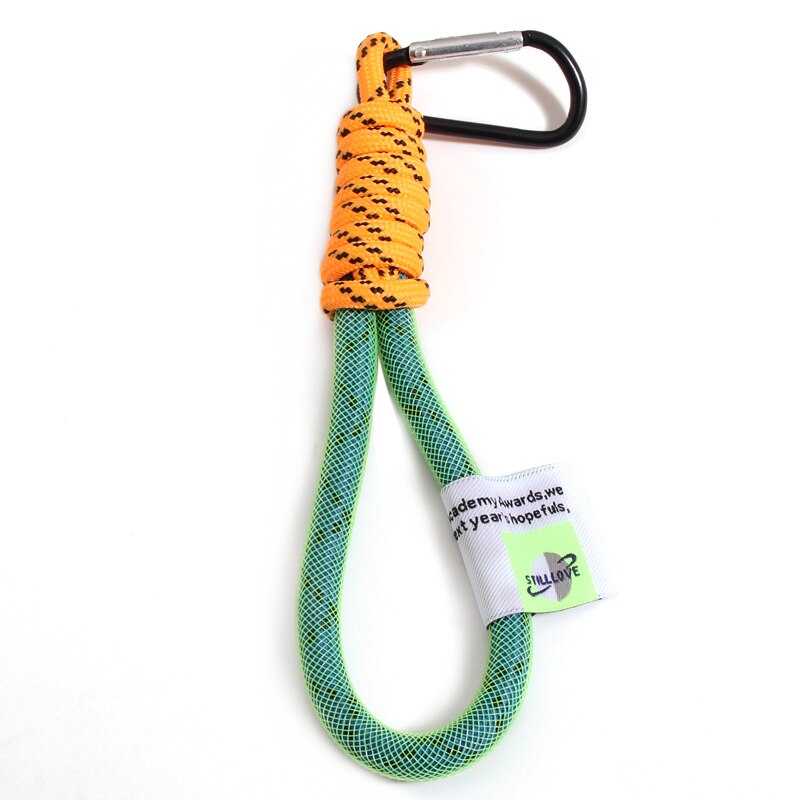 Iridescent Rope Keychain Carabiner