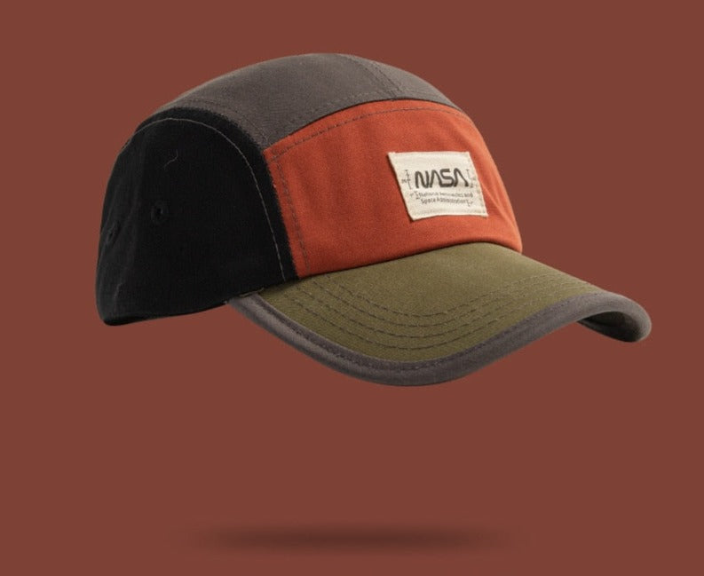 Colorblock vintage NASA baseball cap