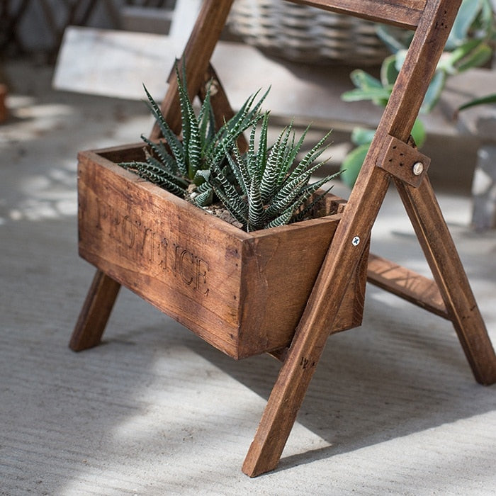 Chalkboard Stand with Integrated Planter