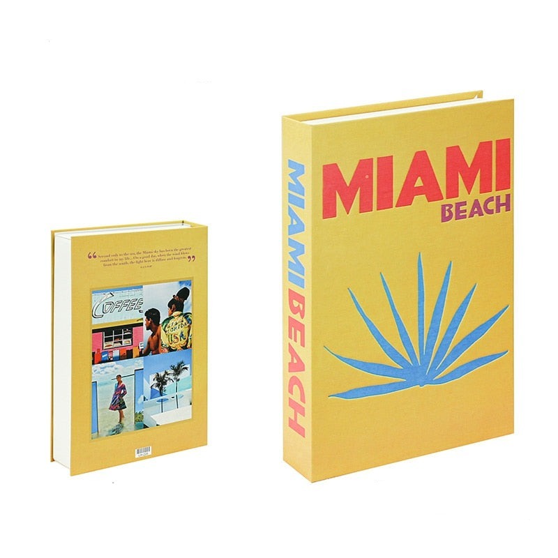 Vibrant Travel Fake Books With Storage