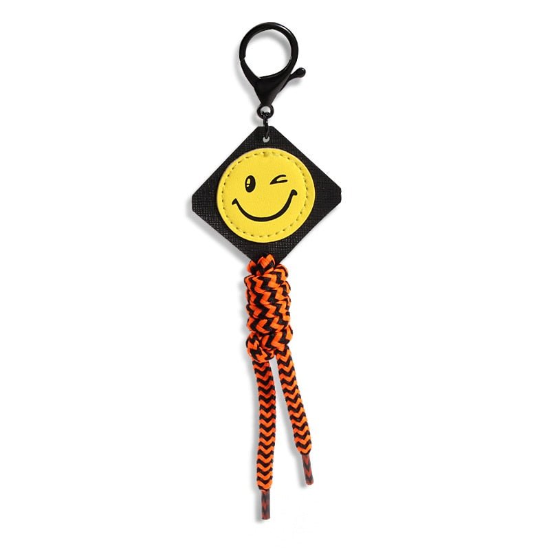 Iridescent Rope Keychain Carabiner