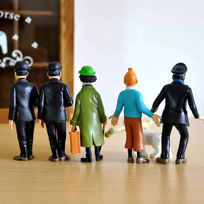 Tintin Action Figure Set