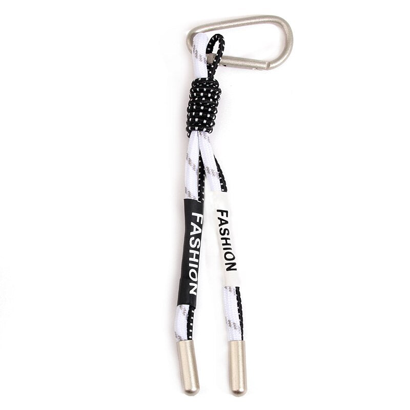 Iridescent Rope Keychain Carabiner