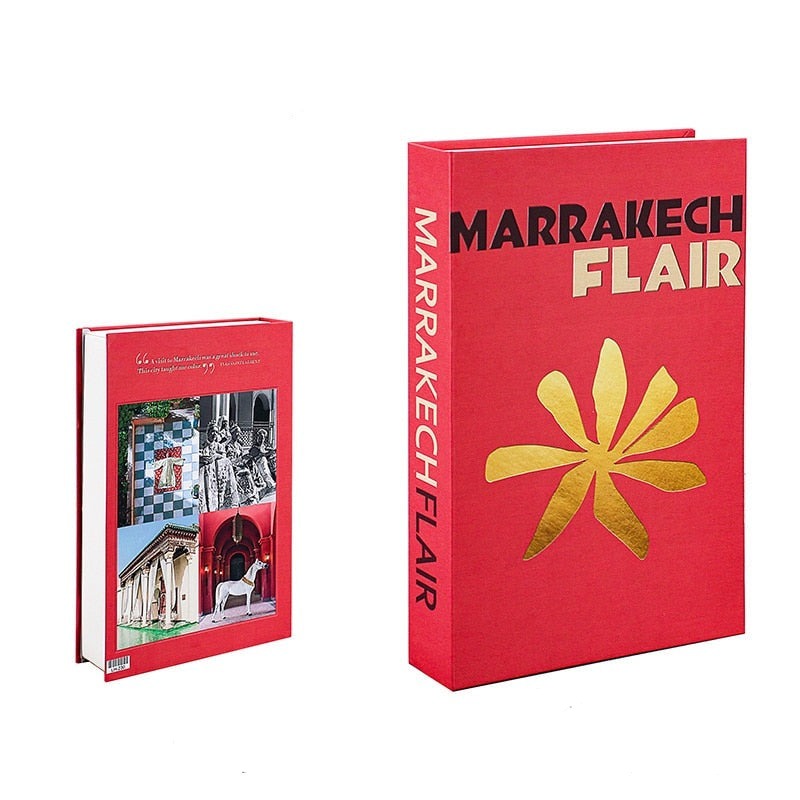 Vibrant Travel Fake Books With Storage