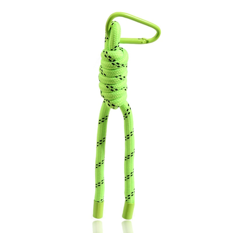 Iridescent Rope Keychain Carabiner