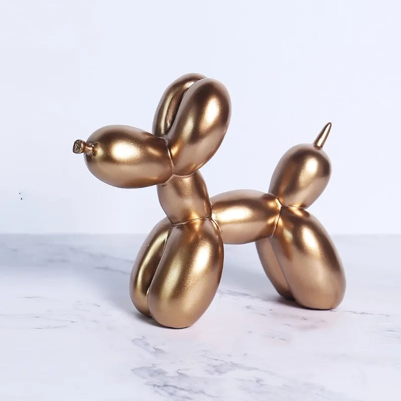 Escultura icónica de perro globo