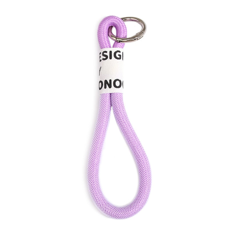 Iridescent Rope Keychain Carabiner