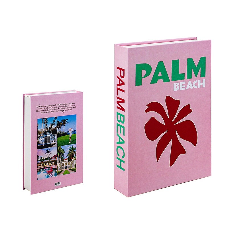 Vibrant Travel Fake Books With Storage