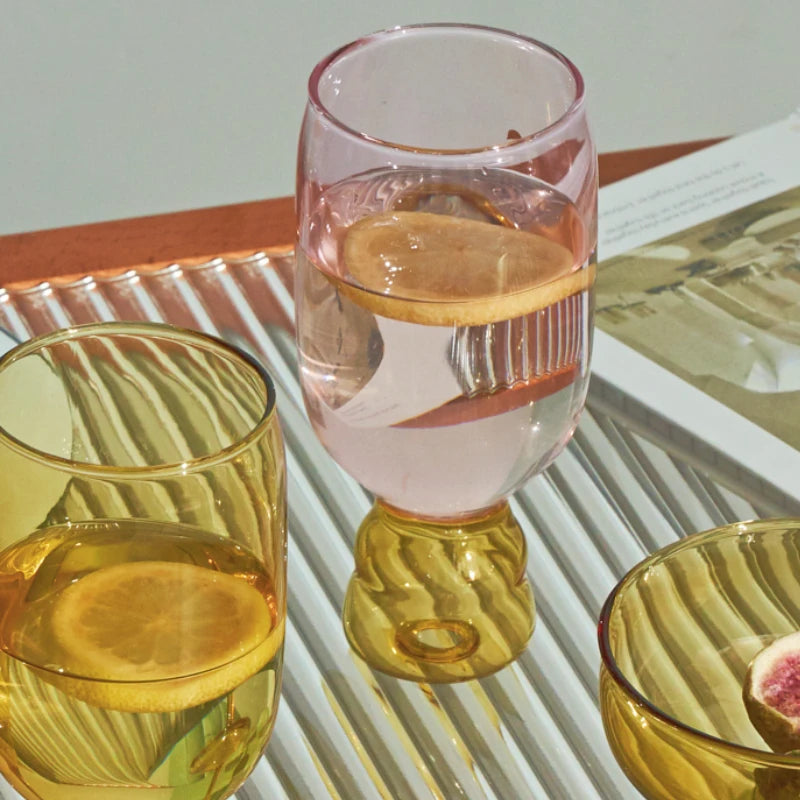 Handmade Funky Two-Color Goblets