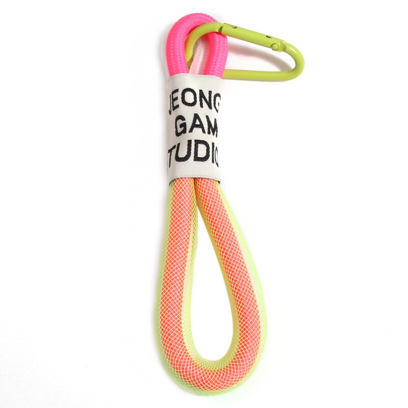 Iridescent Rope Keychain Carabiner