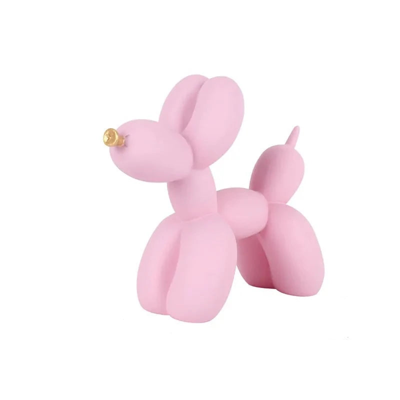 Escultura icónica de perro globo