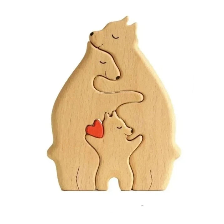 Wooden Bear Family Puzzle