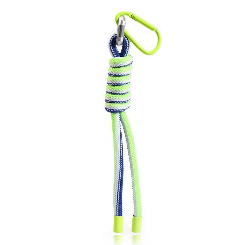 Iridescent Rope Keychain Carabiner