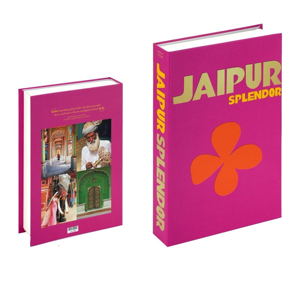 Vibrant Travel Fake Books With Storage