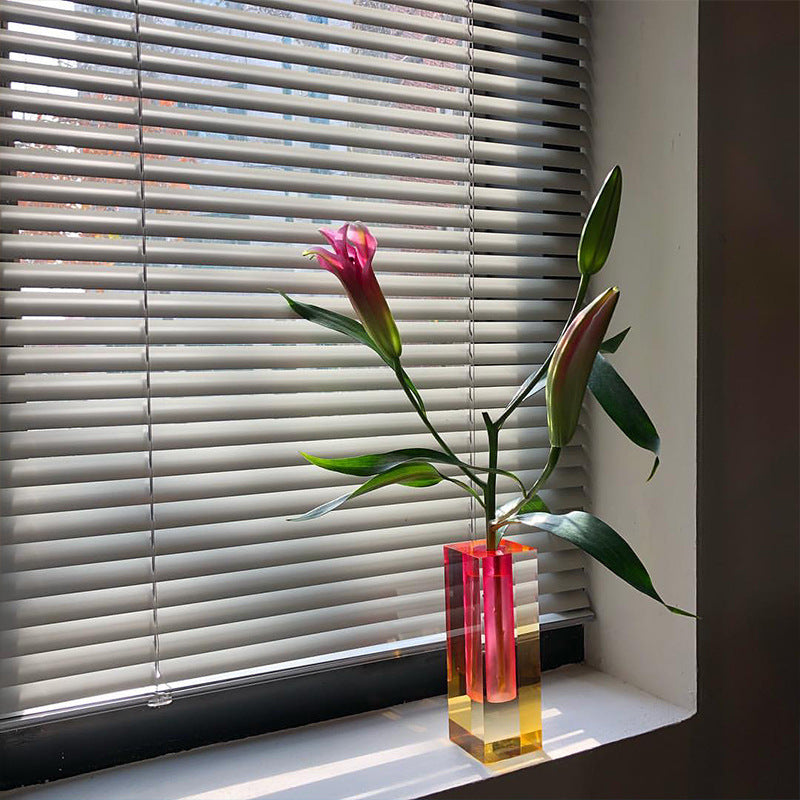 Modern Rainbow Pillar Vases