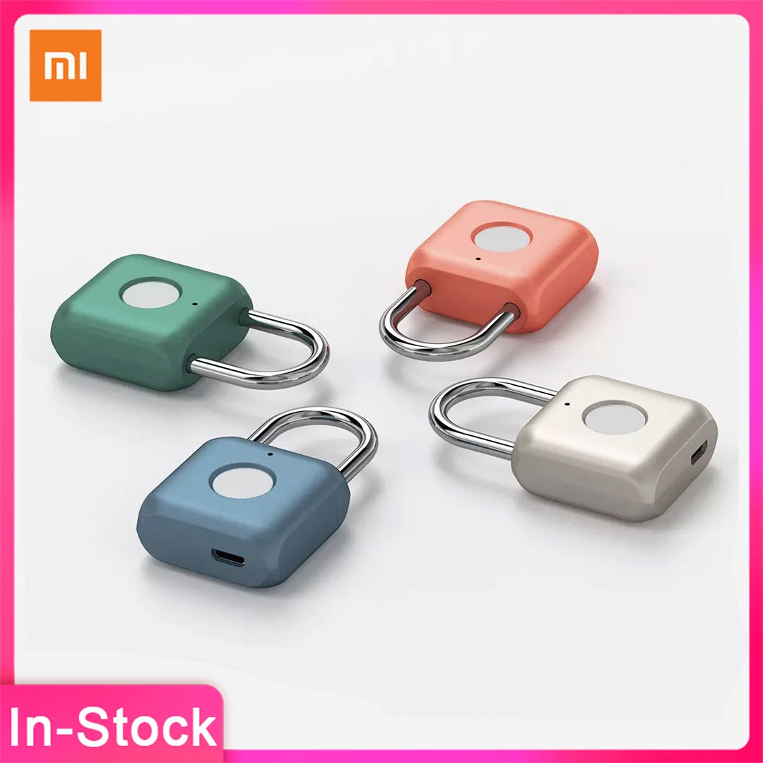 USB Waterproof Electronic Fingerprint Safety Padlock