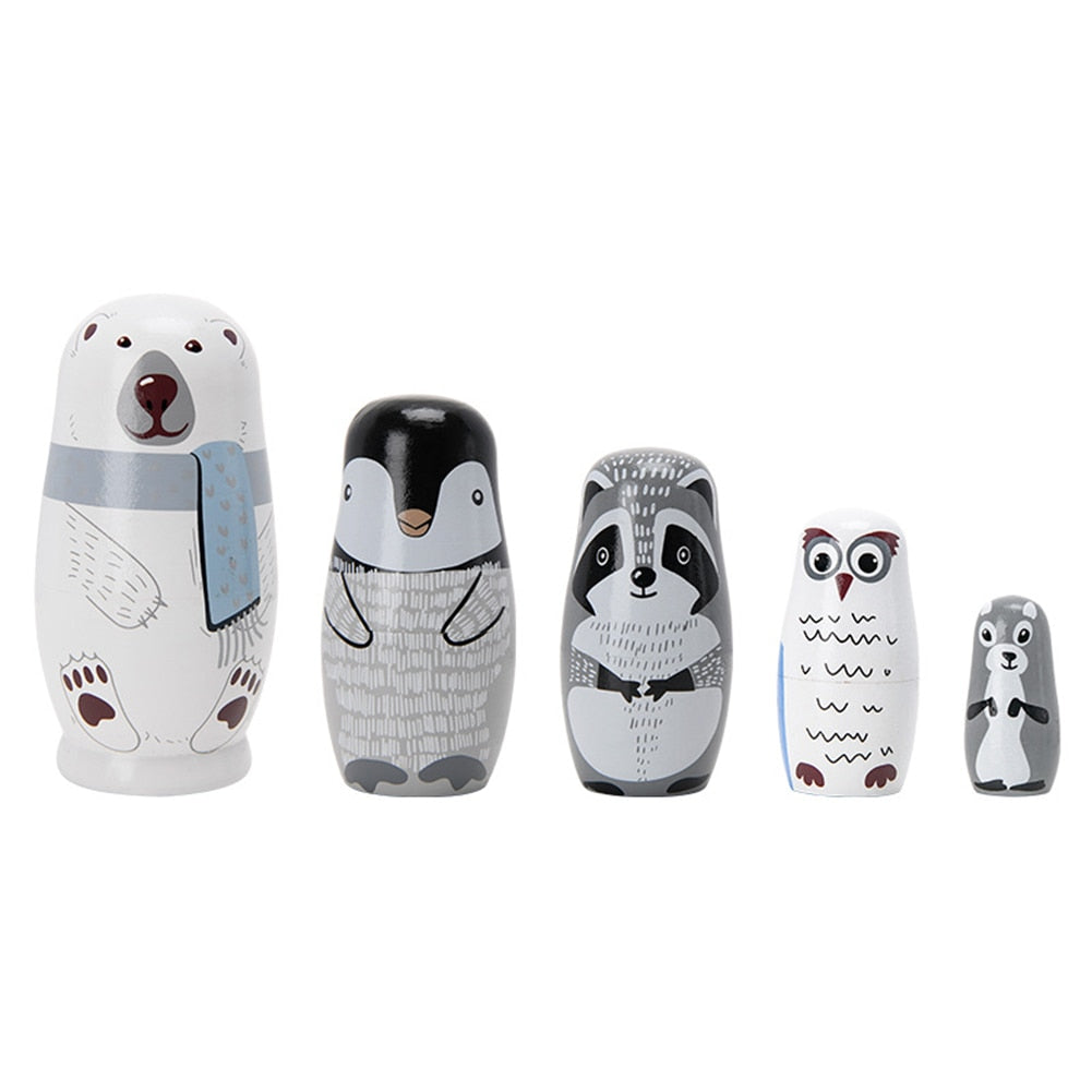 Winter Friends Nesting Doll Set