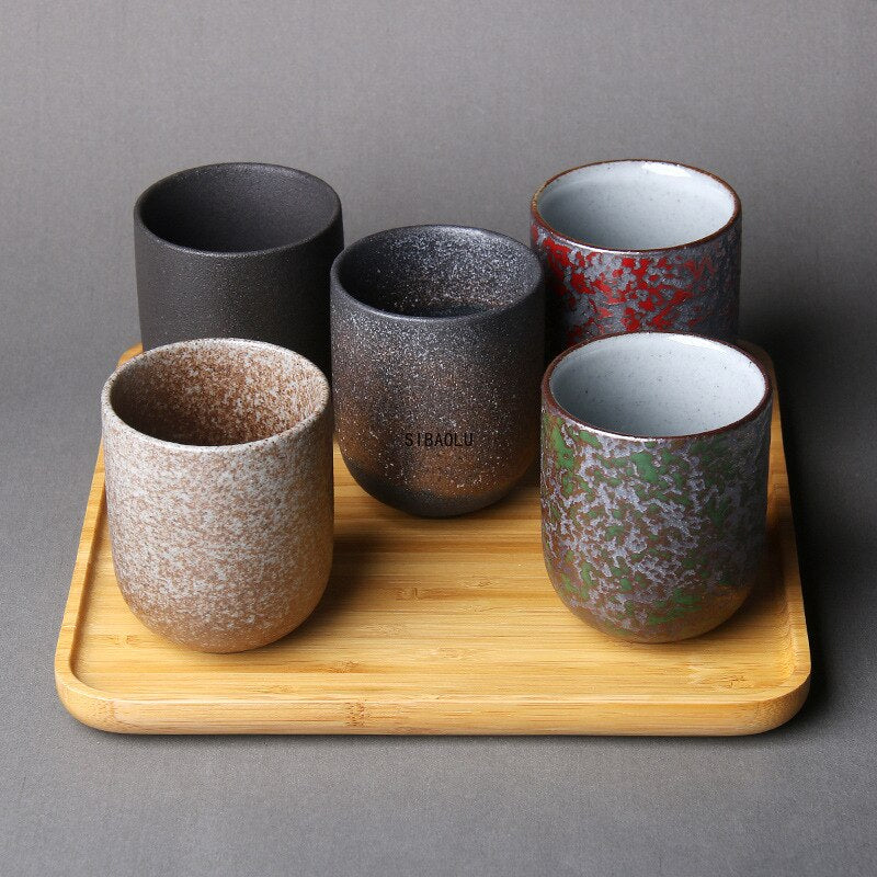 Japanese Stoneware Tea Cups