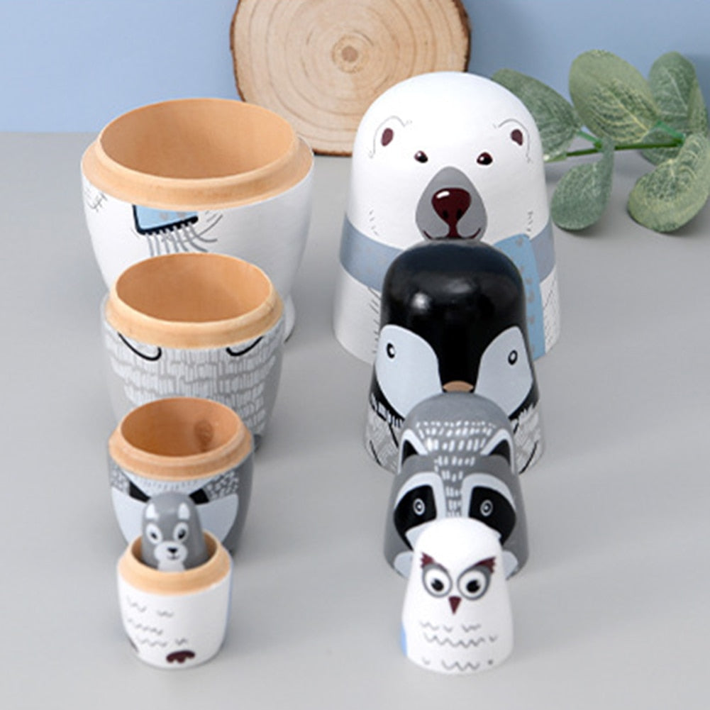 Winter Friends Nesting Doll Set
