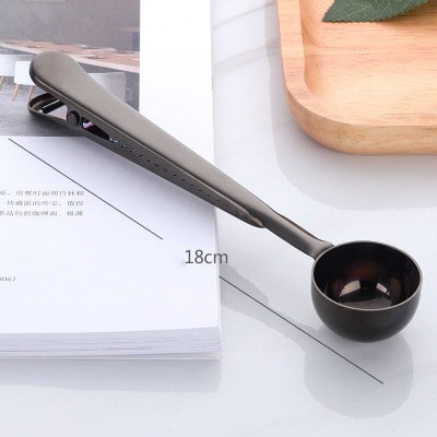 Sleek Coffee Scoop & Bag Clip