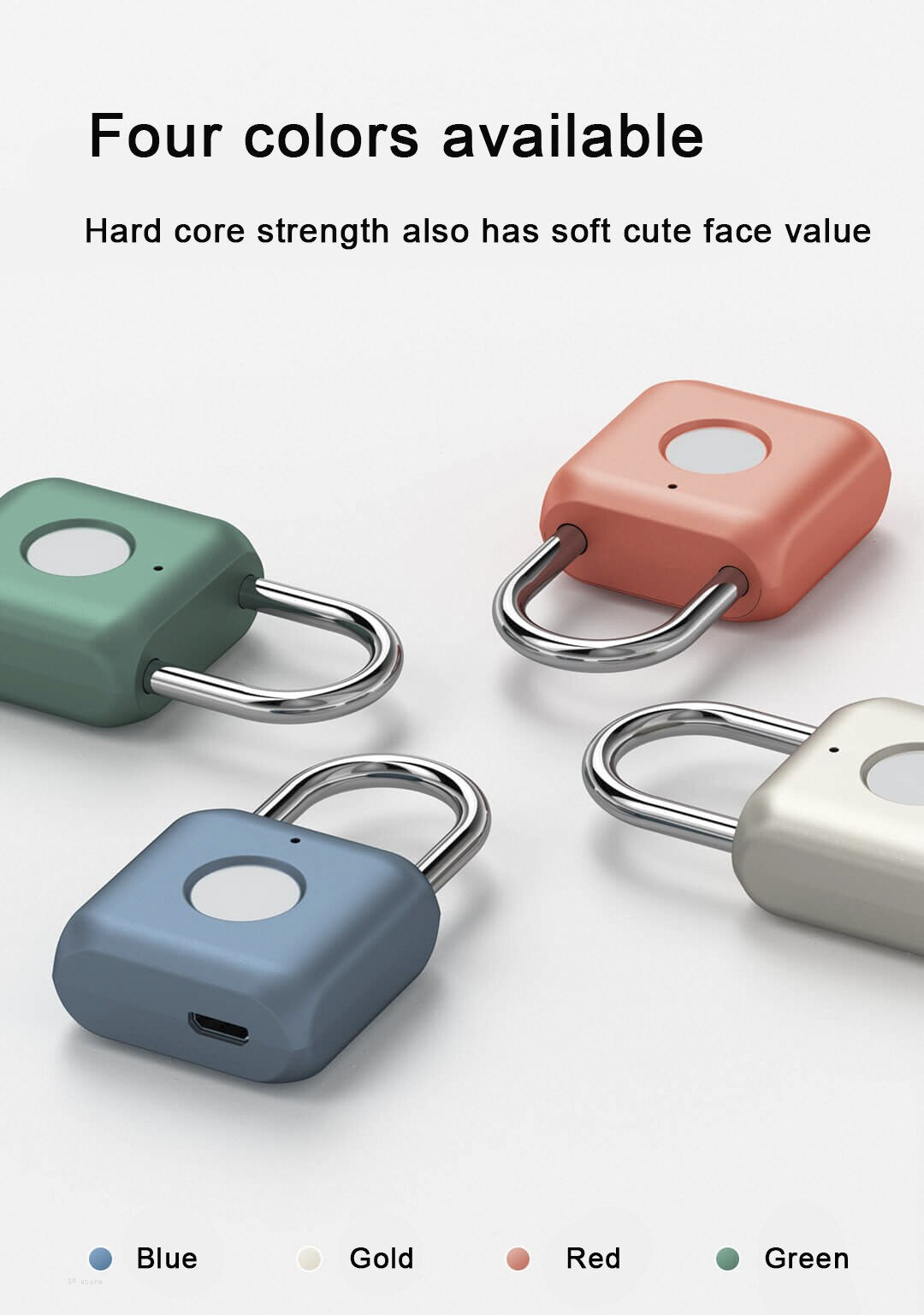 USB Waterproof Electronic Fingerprint Safety Padlock