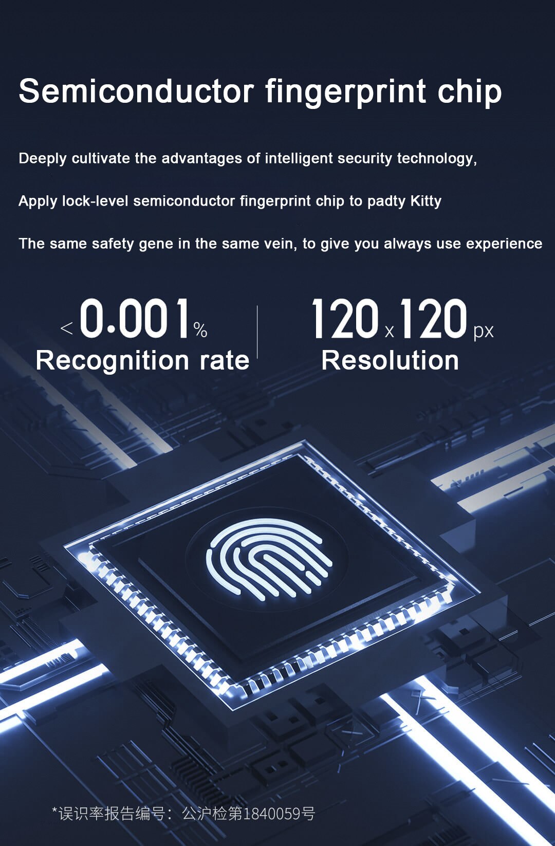 USB Waterproof Electronic Fingerprint Safety Padlock
