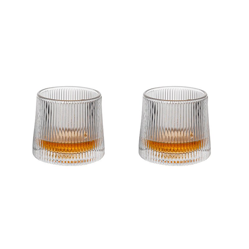 Elegant Rolling Whisky Glass