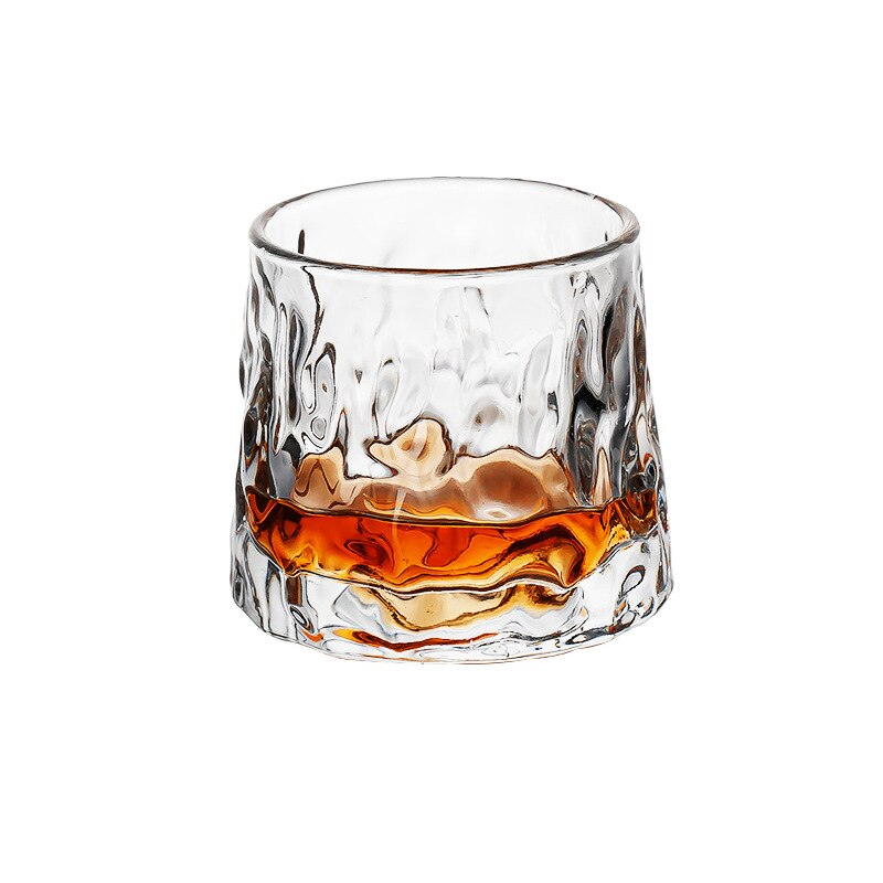 Elegant Rolling Whisky Glass